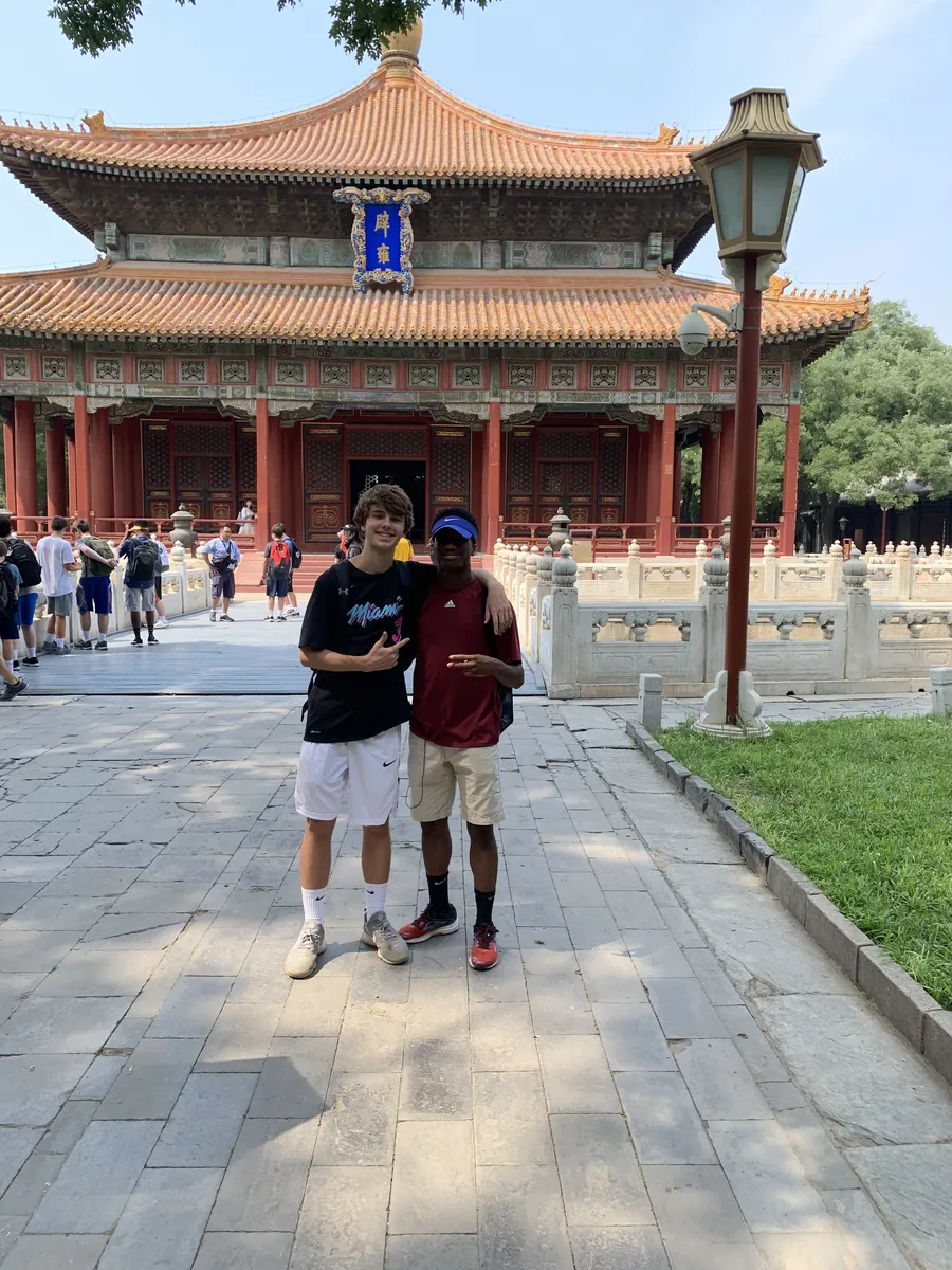 Brock Pivec in Beijing on study abroad