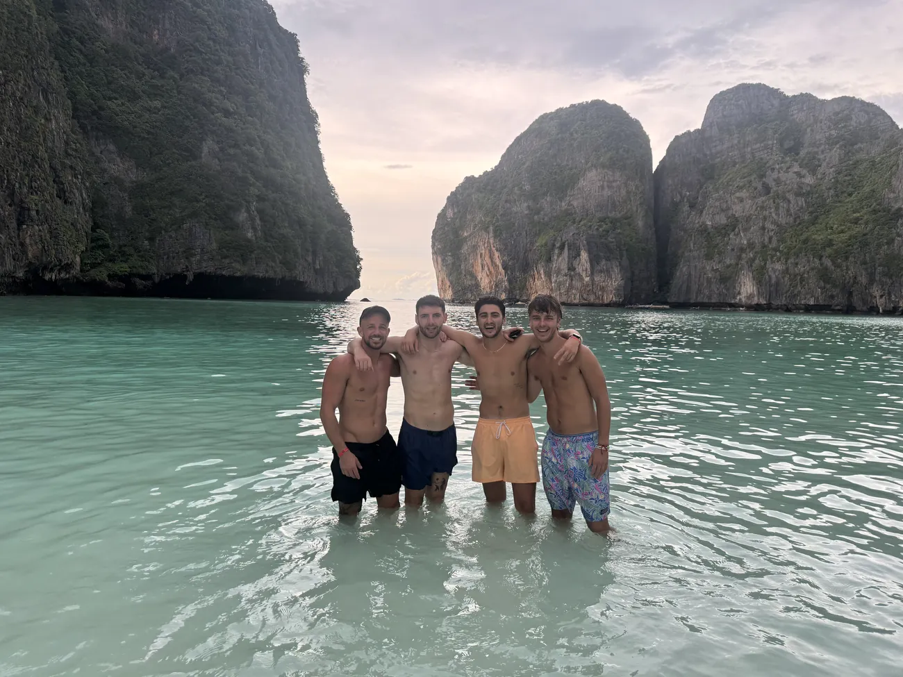 Brock Pivec at Maya Bay, Thailand