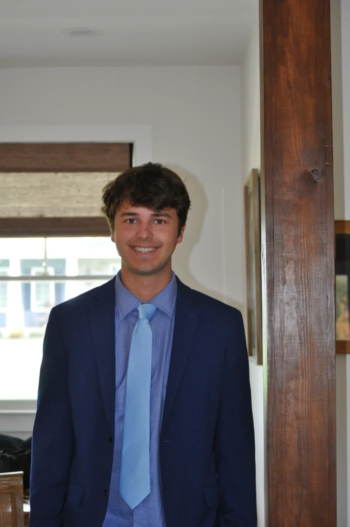 Brock Pivec at the family home